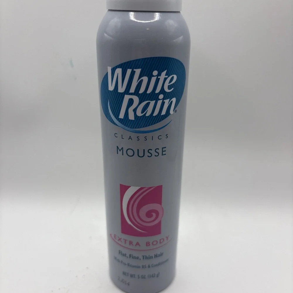 Vintage 2001 White Rain Classic Mousse Flat Fine Thin Hair‎ 5 Oz Discontinued